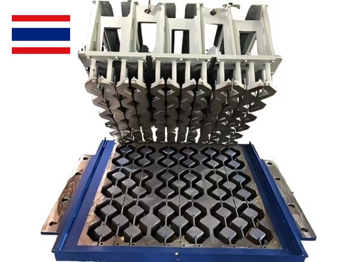 Concrete grass paver mold successful exported to customer in Thailand
