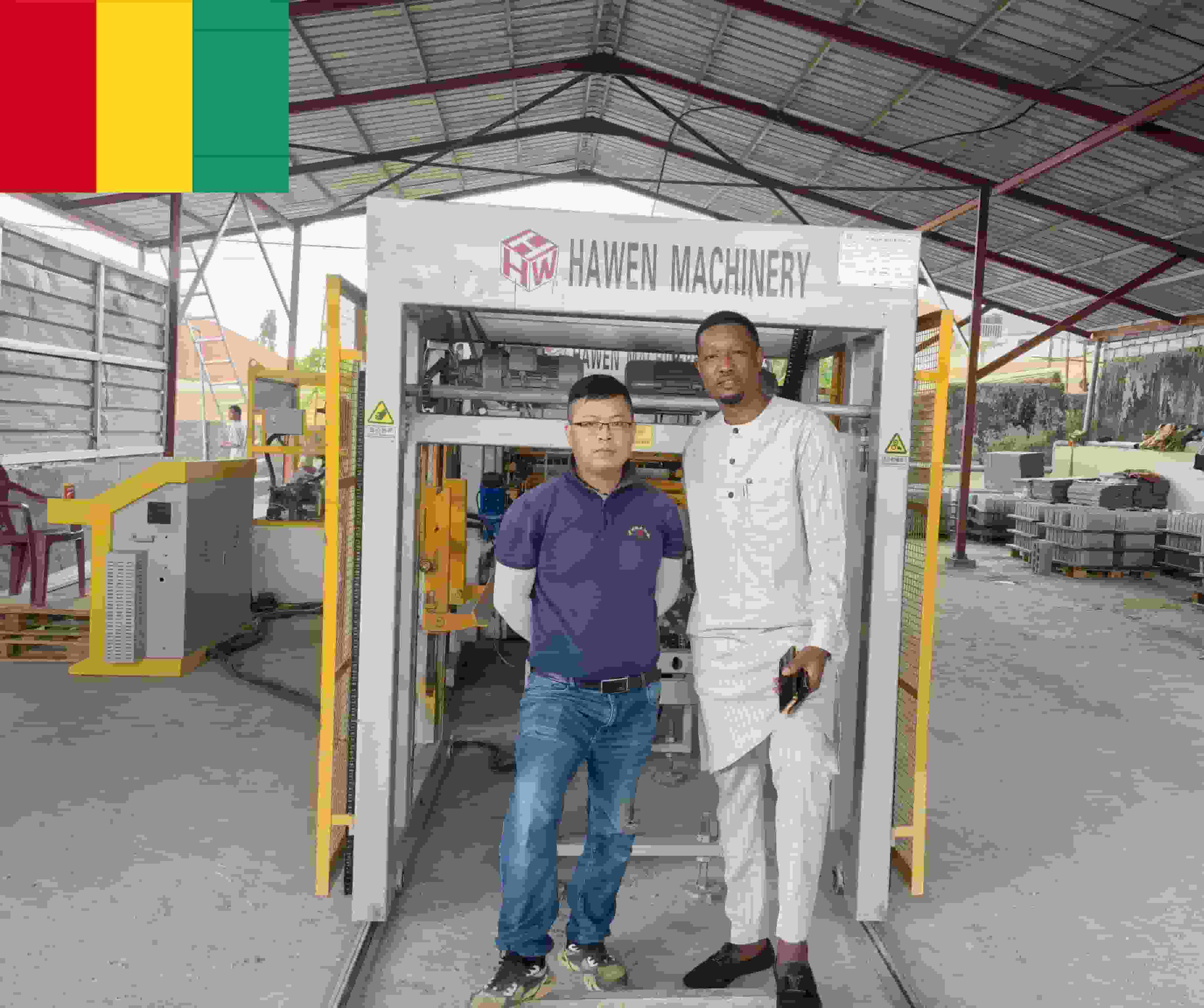 Successful Launch of QT4-15 Block Making Plant in Guinea, West Africa