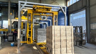 Automatic Cuber System and Strapping System in Fully Automatic Block Production Line