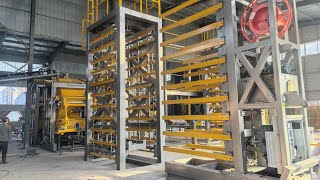 Fully automatic block production line with finger cart