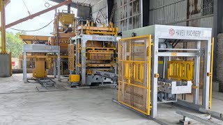 Solid brick making machine in Vietna