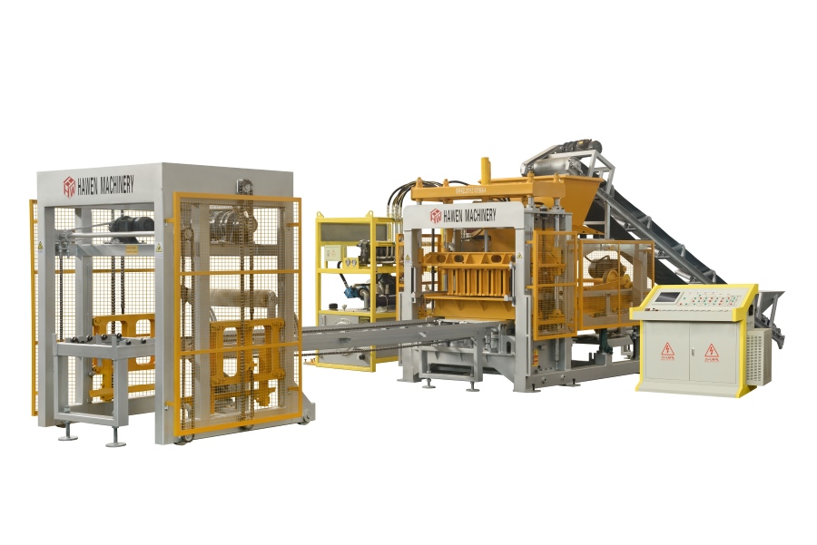 QT4-15 Hourdi block production line in Africa