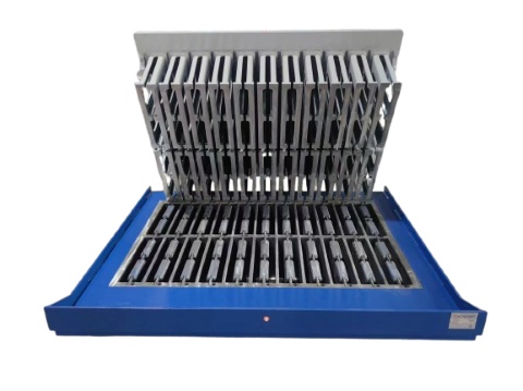 Hollow block mould for Poyatos NOVABLOC block machine to customer in Thailand