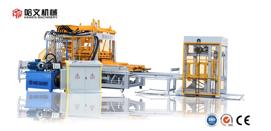 Hawen QT8-15 Hollow Block Production line