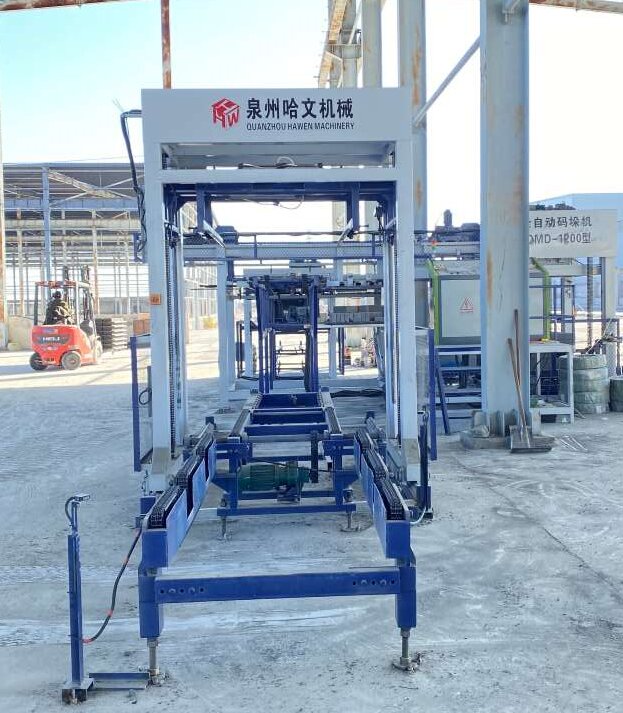 Upgrade your block factory with automatic strapping machine