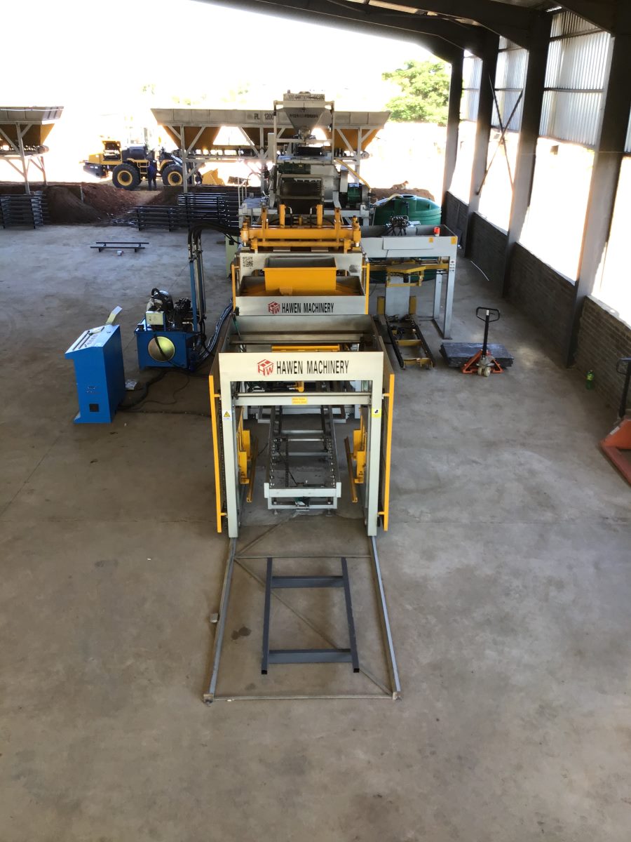 Hawen QT10-15 Block Making Machine Running Successfully in South Africa