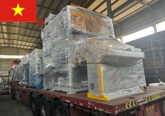 HAWEN QT12 Automatic Brick Making Machine delivered to client in Vietnam