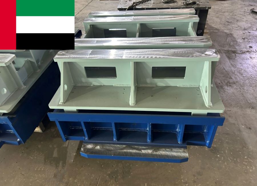 HAWEN Concrete Hollow Block Moulds shipped to client in U.A.E