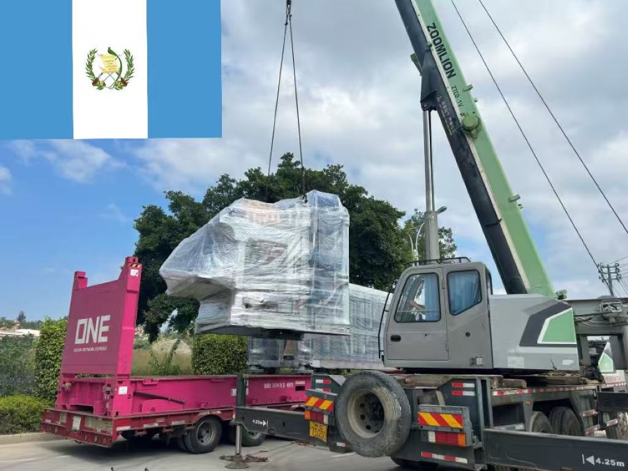 QT12 Fully Automatic block production line Successful Shipped to client in Guatemala