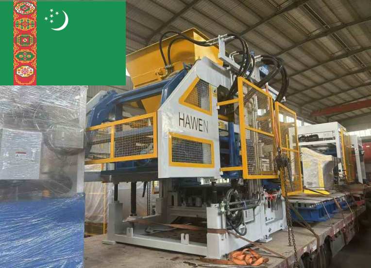 QT10 Block Making Machine Delivered to Turkmenistan