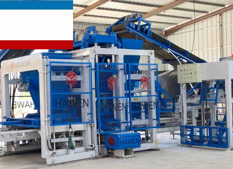 QT7 Block Making Machine Shipped to Customer in Crimea