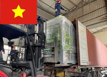 QT10 Brick Making Machine Delivered to Customer in Vietnam