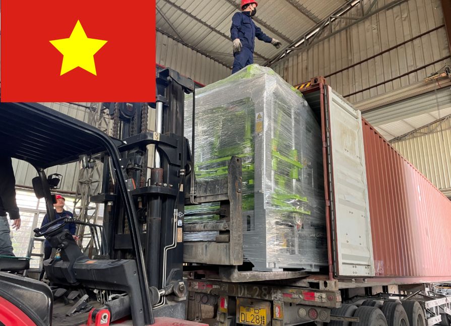 QT10 Brick Making Machine Delivered to Customer in Vietnam