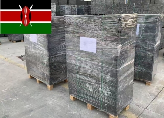 High Qual​ity of GMT Pallet Covered by “U” Steel Shipped to Client in Kenya