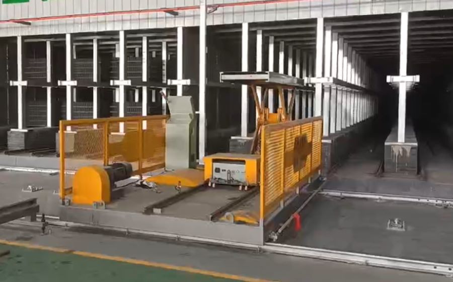 Hawen Block Making Plant with RGV System