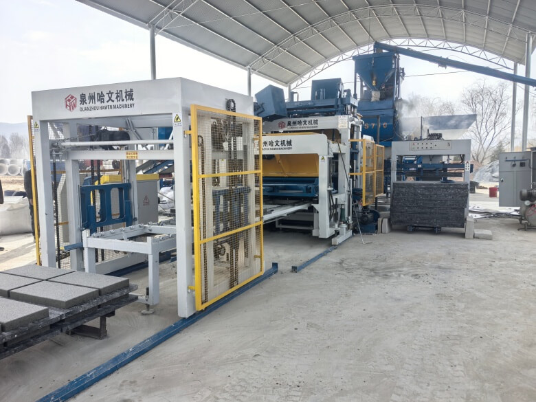 Hawen QT9-15 Interlocking Paver Production Line