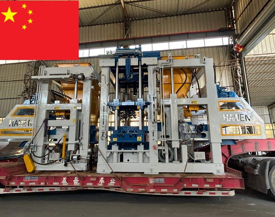 QT15 Automatic Block Production Line Delivered and Installed On-Site in China