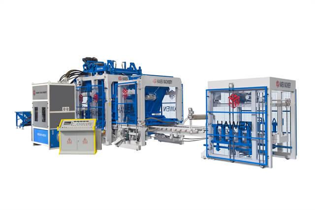 QT10 automatic solid cement block machine