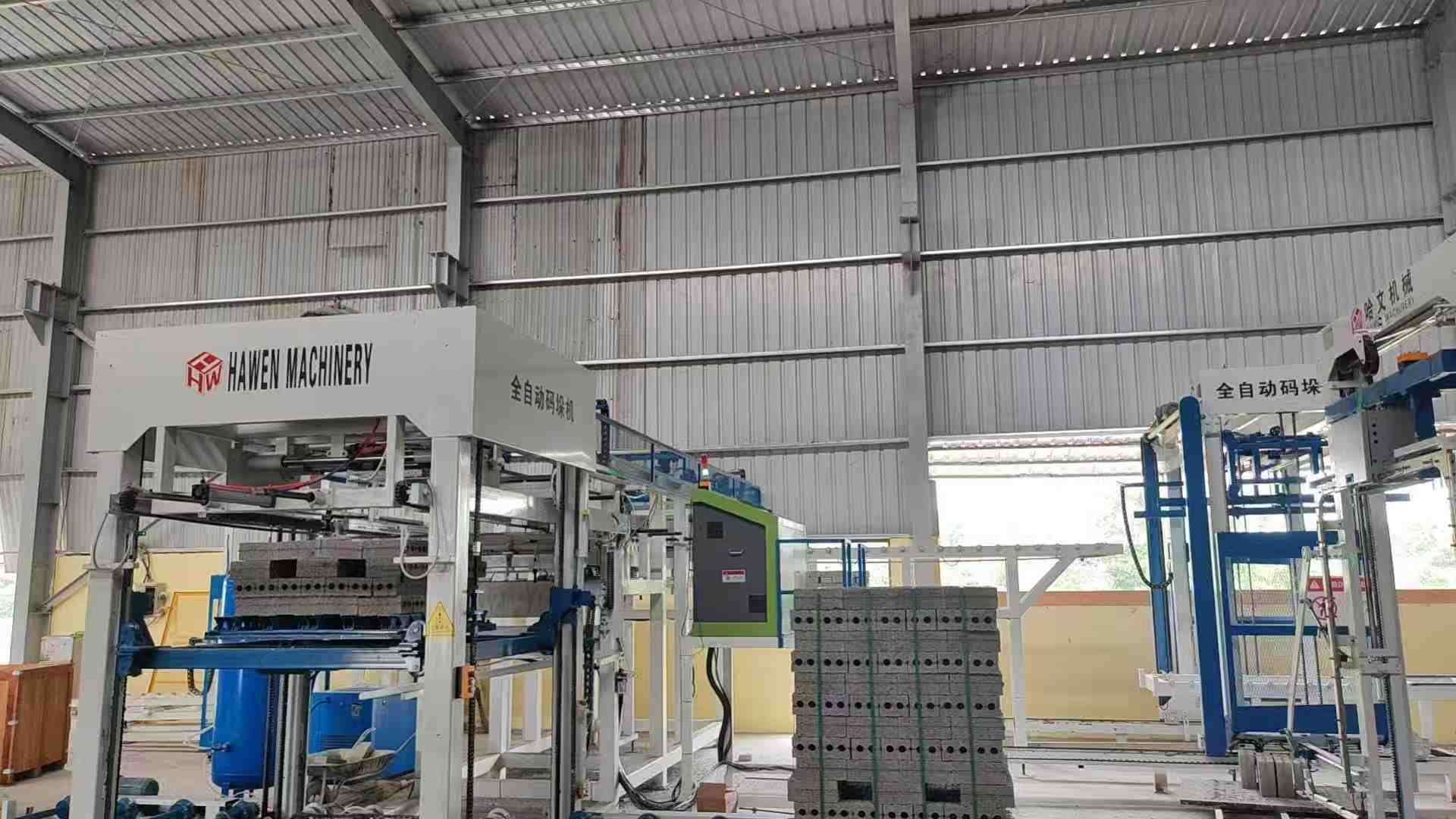 Offline Cuber System for Concrete Block Production