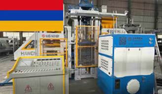 QT7 Block Machine Production Line Shipped to Customer in Armenia