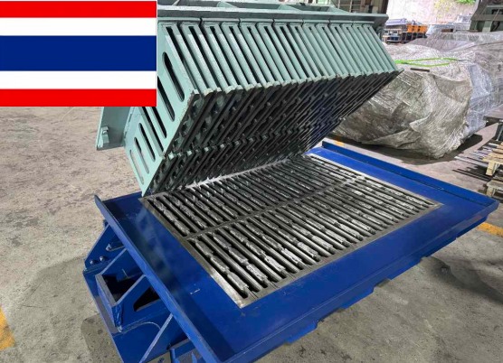 Two Hollow Block Moulds for Poyatos Machine Shipped to Client in Thailand