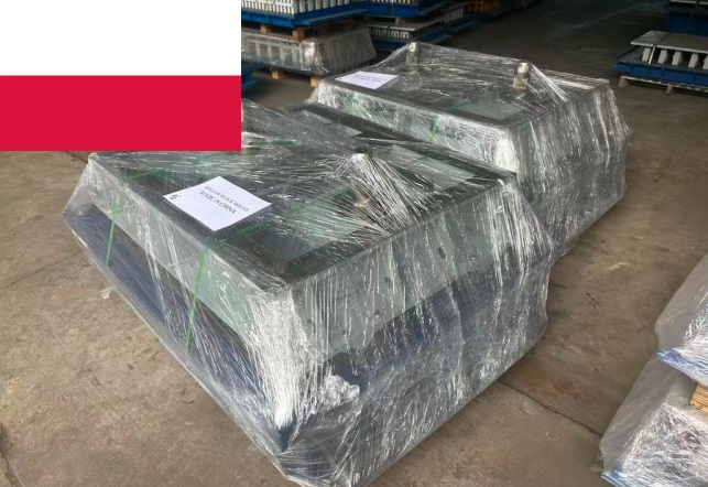 Two Sets of High-End Concrete Hollow Block Moulds Shipped to Customer in Poland