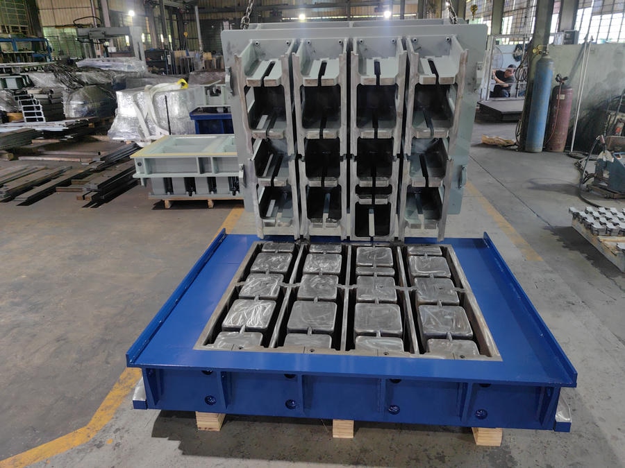 Finished HAWEN hollow block mould 500 × 250 × 250 mm shipped to Poland