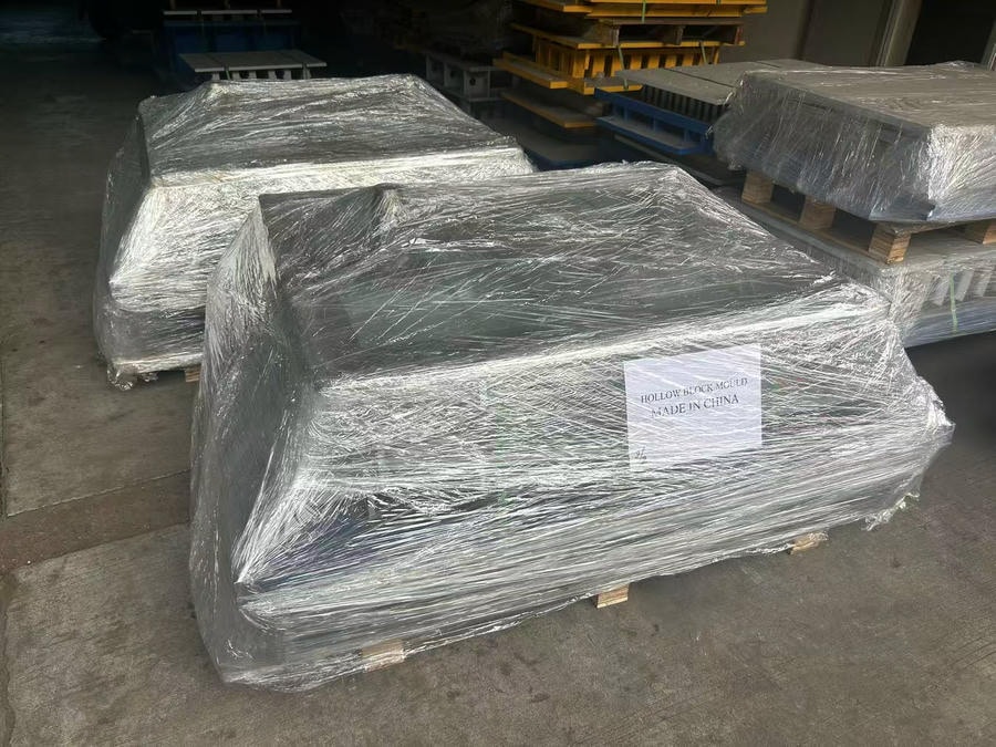 HAWEN hollow block moulds shipped to new customer in Poland