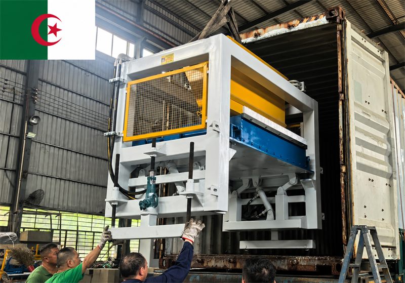 HAWEN QT12-15 Block Making Plant Shipped to Client in Algeria