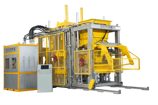 Fully Automatic Concrete Kerbstone Paver Block Machine For Sale_HAWEN ...